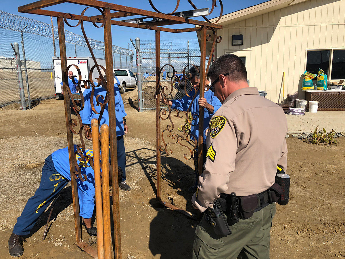 Avenal State Prison garden